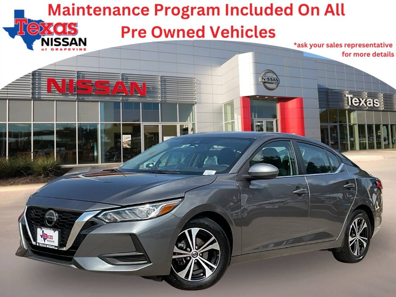 2023 Nissan Sentra SV — Sedan — 47,302 mi — Grapevine, TX