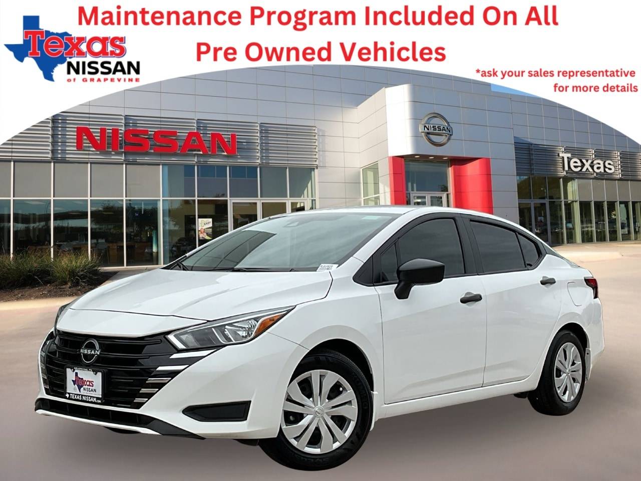 2024 Nissan Versa S — Sedan — 14,293 mi — Grapevine, TX