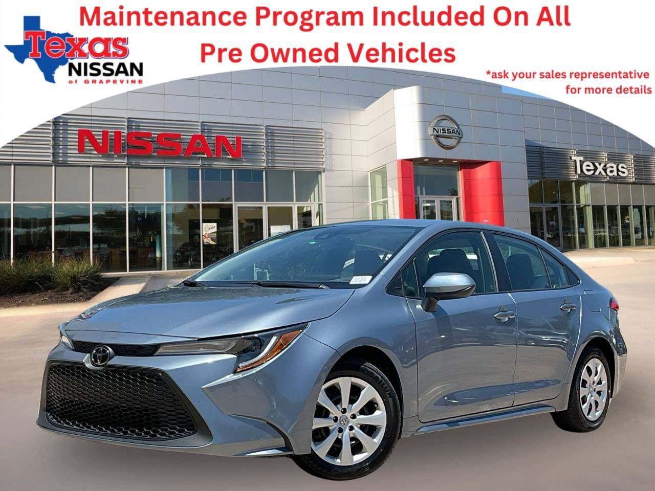 2022 Toyota Corolla LE — Sedan — 44,111 mi — Grapevine, TX