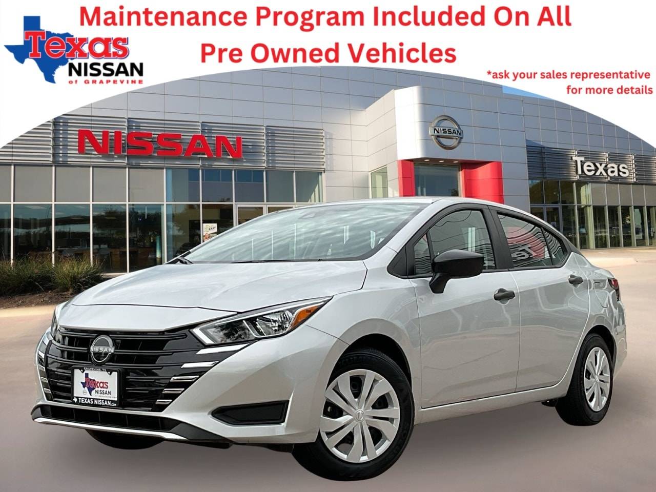 2024 Nissan Versa S — Sedan — 12,135 mi — Grapevine, TX