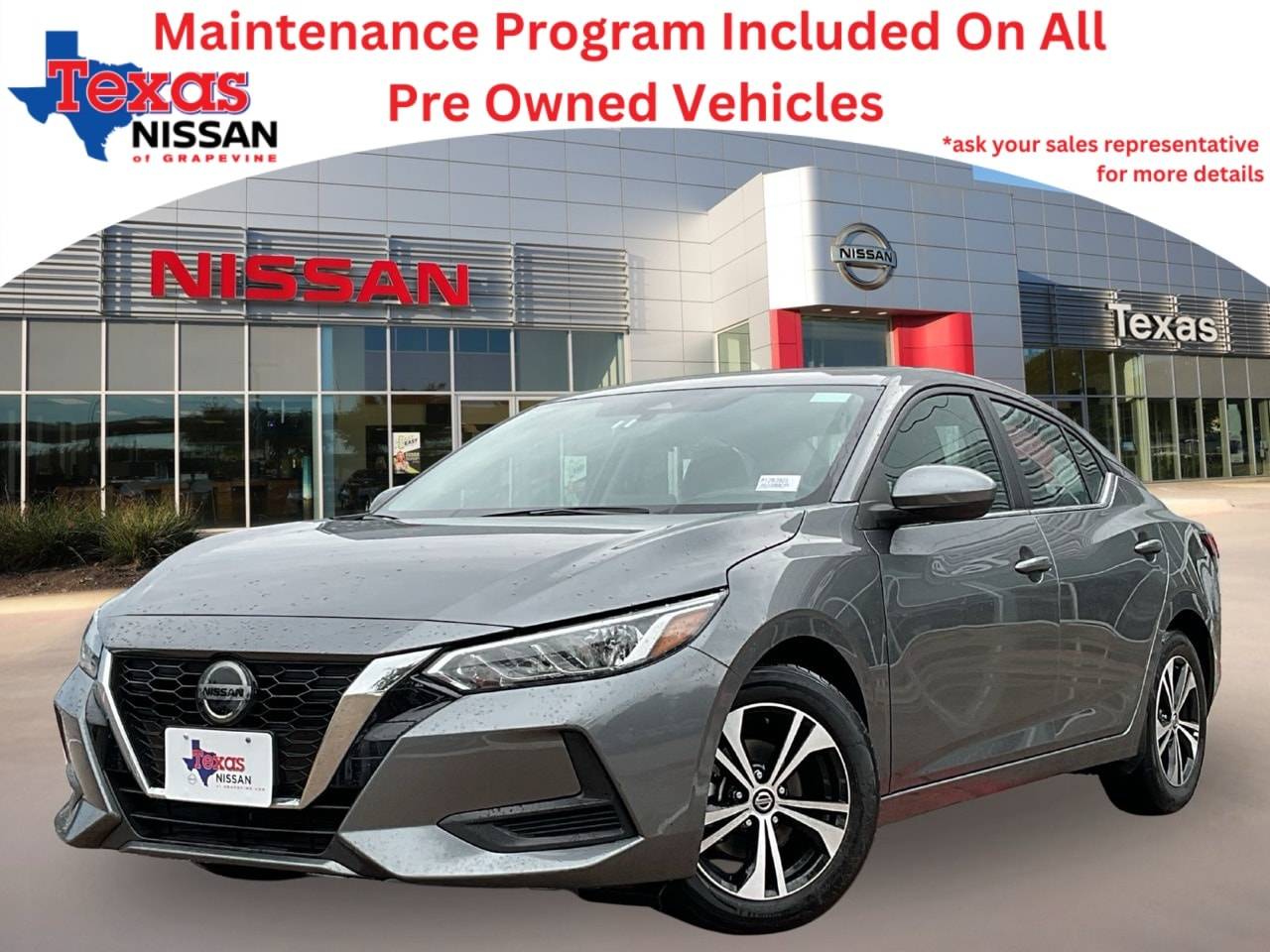 2023 Nissan Sentra SV — Sedan — 45,980 mi — Grapevine, TX