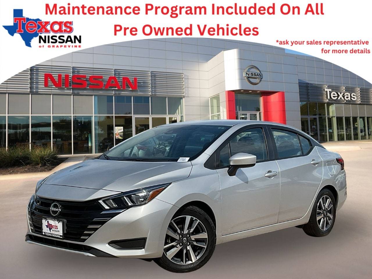 2023 Nissan Versa SV — Sedan — 46,745 mi — Grapevine, TX