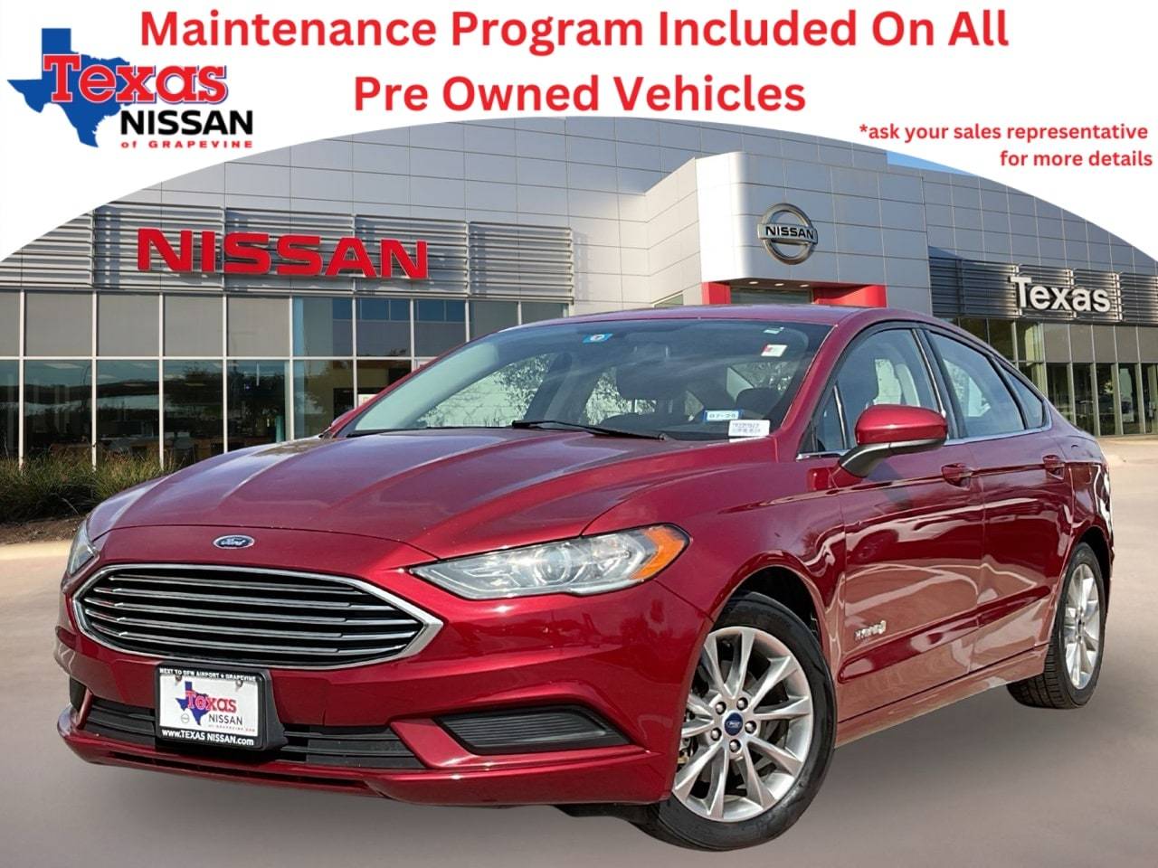 2017 Ford Fusion Hybrid SE — Sedan — 128,143 mi — Grapevine, TX