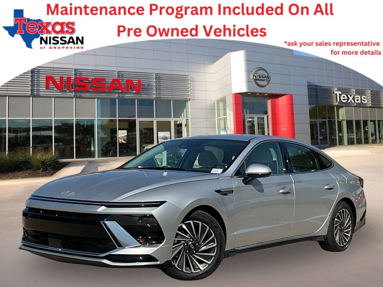 2024 Hyundai Sonata Hybrid SEL — Sedan — 23,694 mi — Grapevine, TX