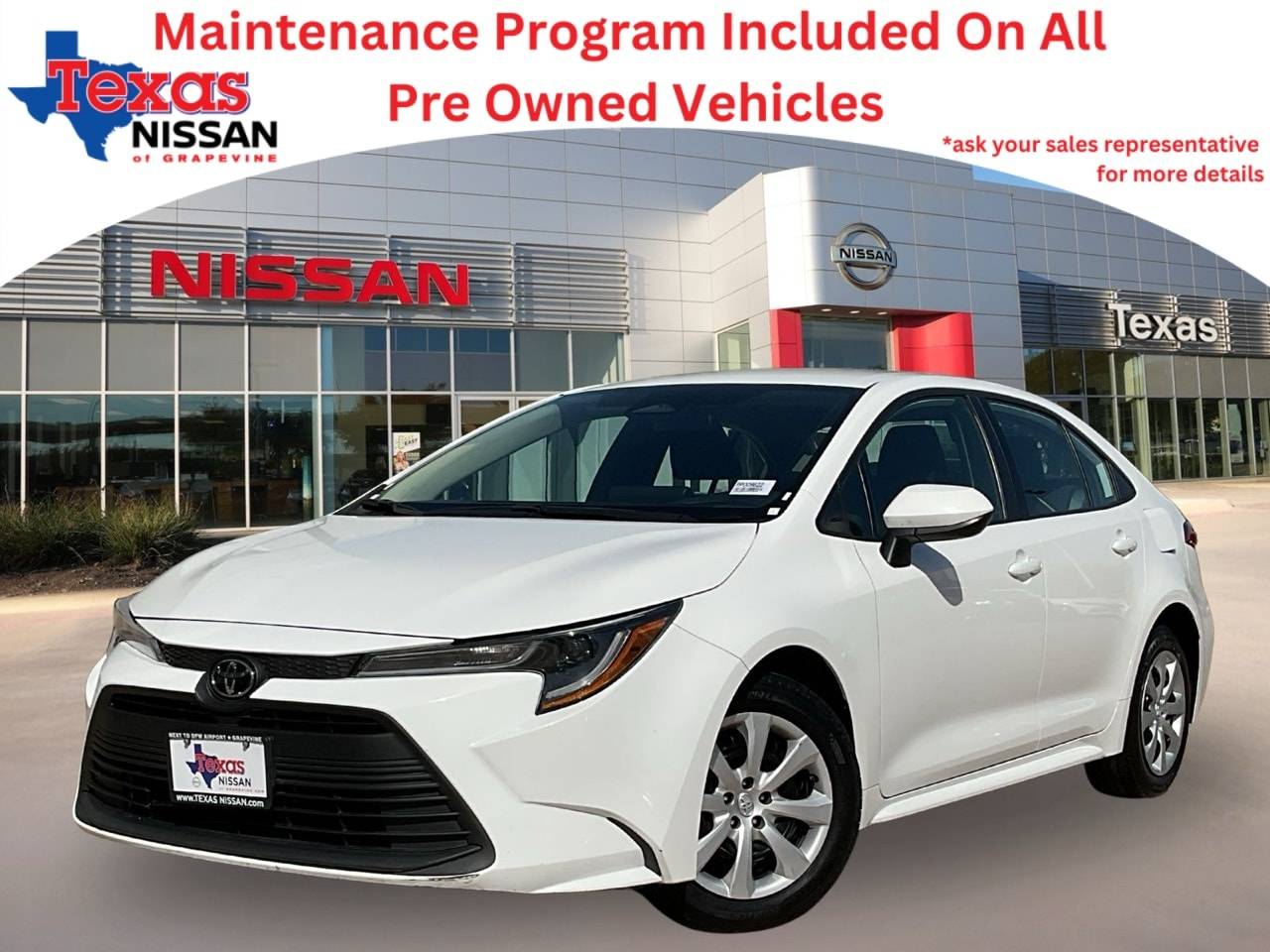2023 Toyota Corolla LE — Sedan — 61,600 mi — Grapevine, TX