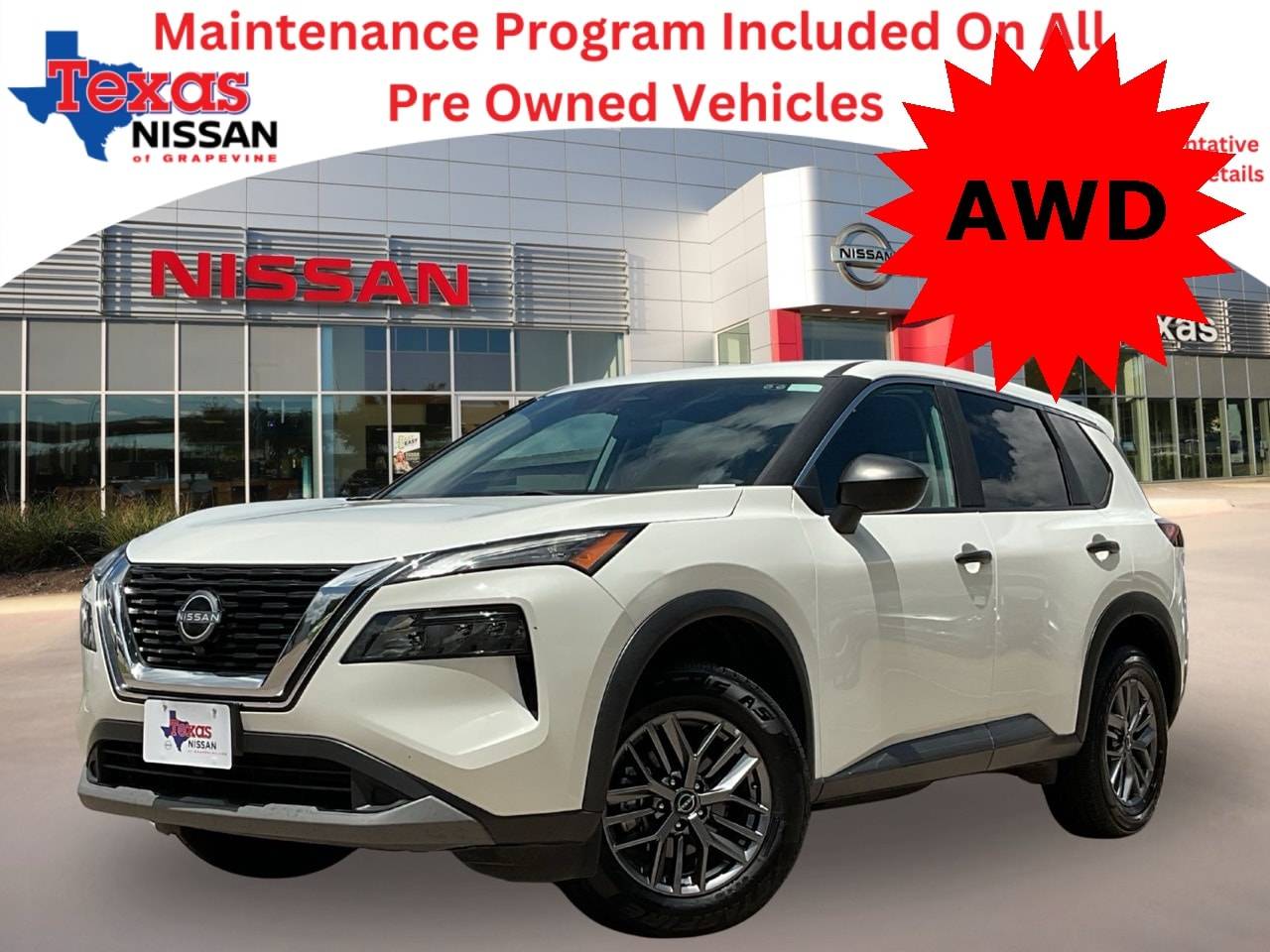 2023 Nissan Rogue S — SUV — 50,037 mi — Grapevine, TX