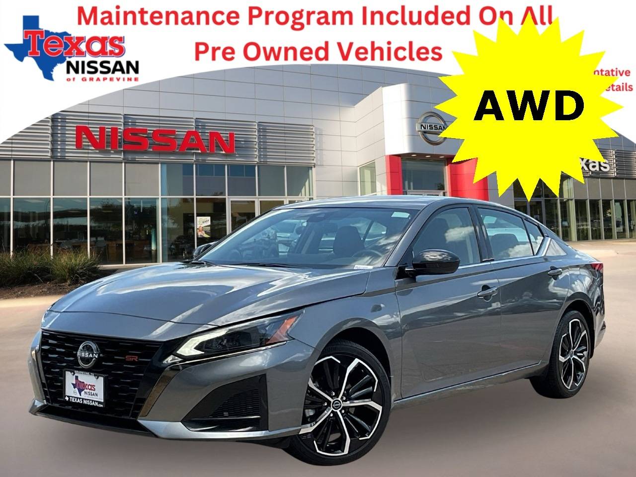 2024 Nissan Altima SR — Sedan — 23,185 mi — Grapevine, TX