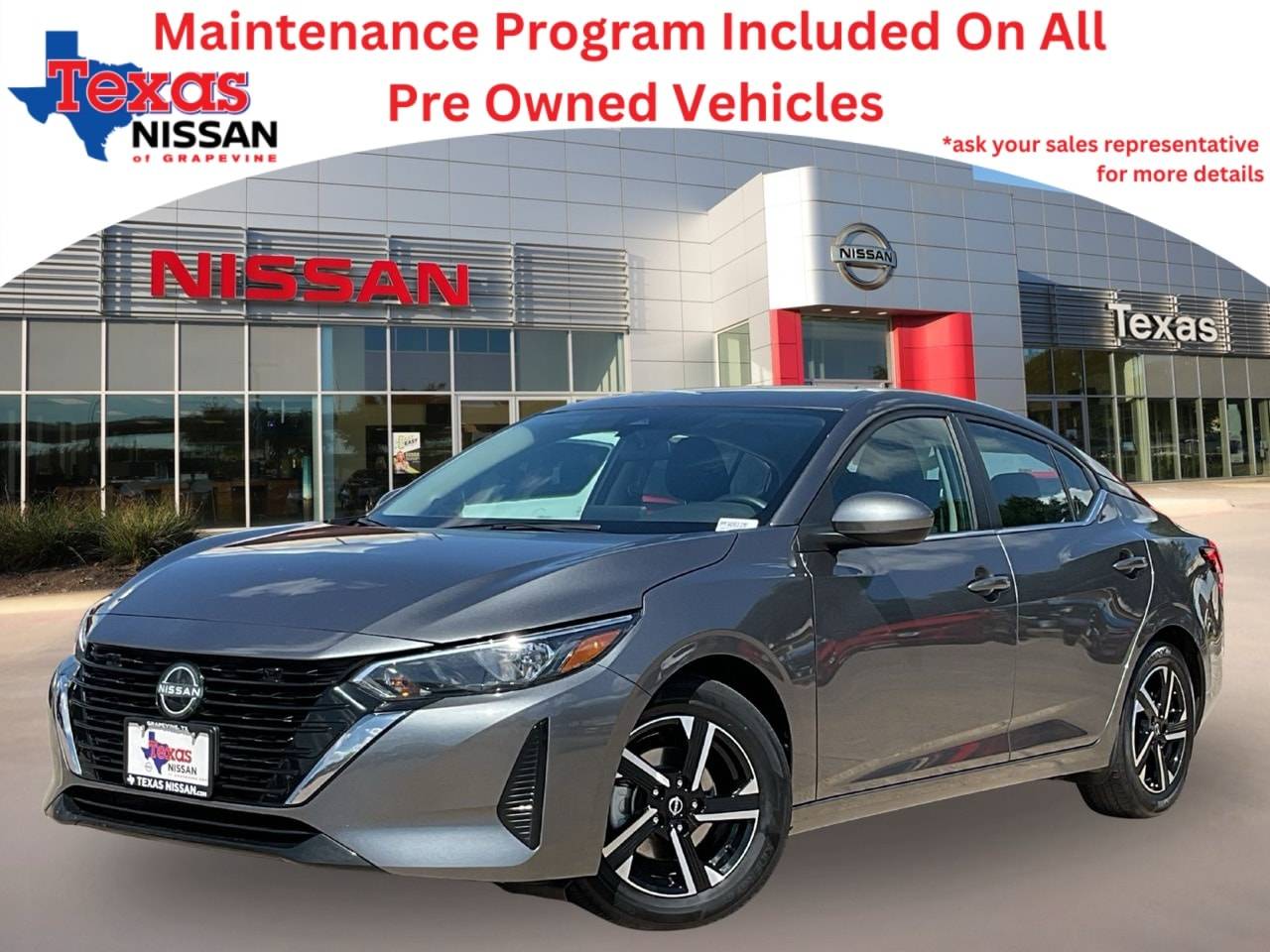 2024 Nissan Sentra SV — Sedan — 27,658 mi — Grapevine, TX