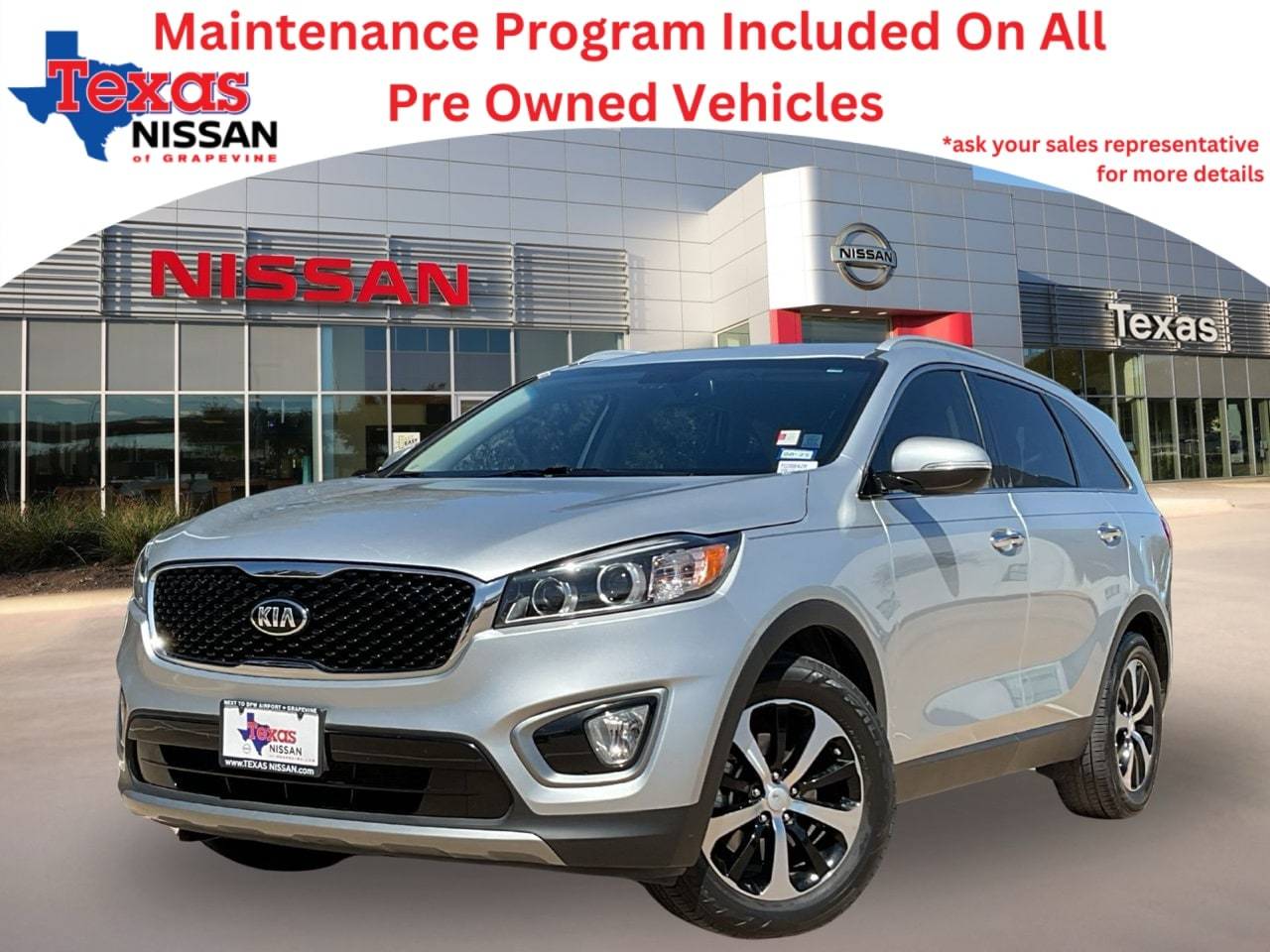 2016 Kia Sorento EX V6 — SUV — 80,924 mi — Grapevine, TX
