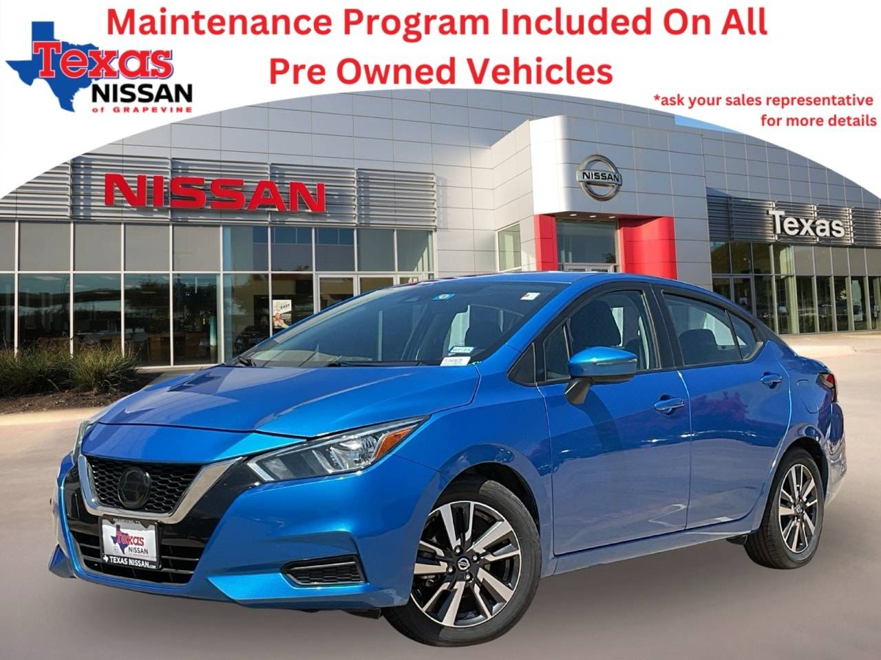 2020 Nissan Versa SV — Sedan — 81,085 mi — Grapevine, TX
