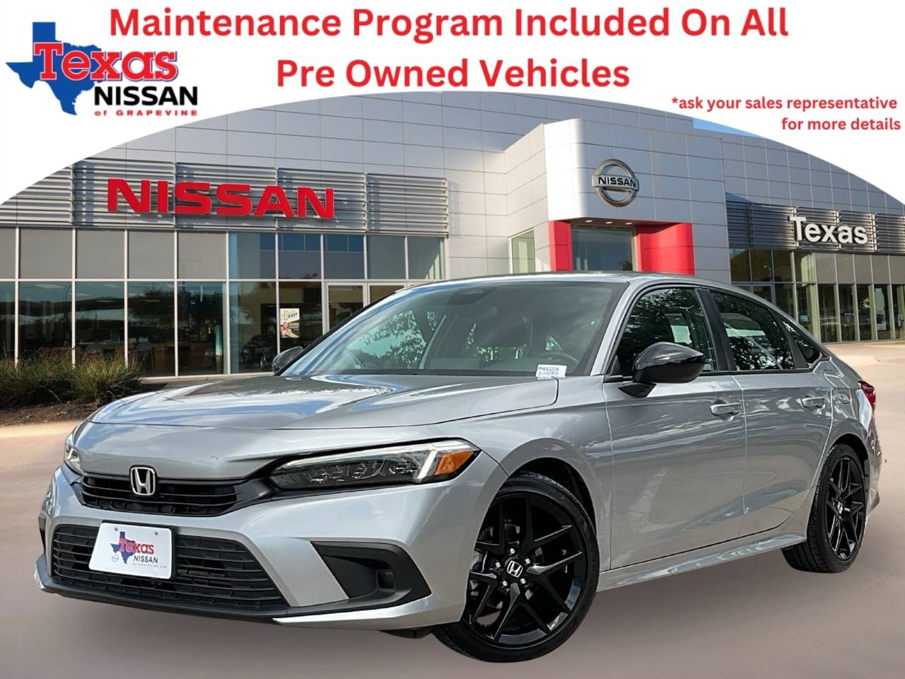 2024 Honda Civic Sport — Sedan — 18,699 mi — Grapevine, TX