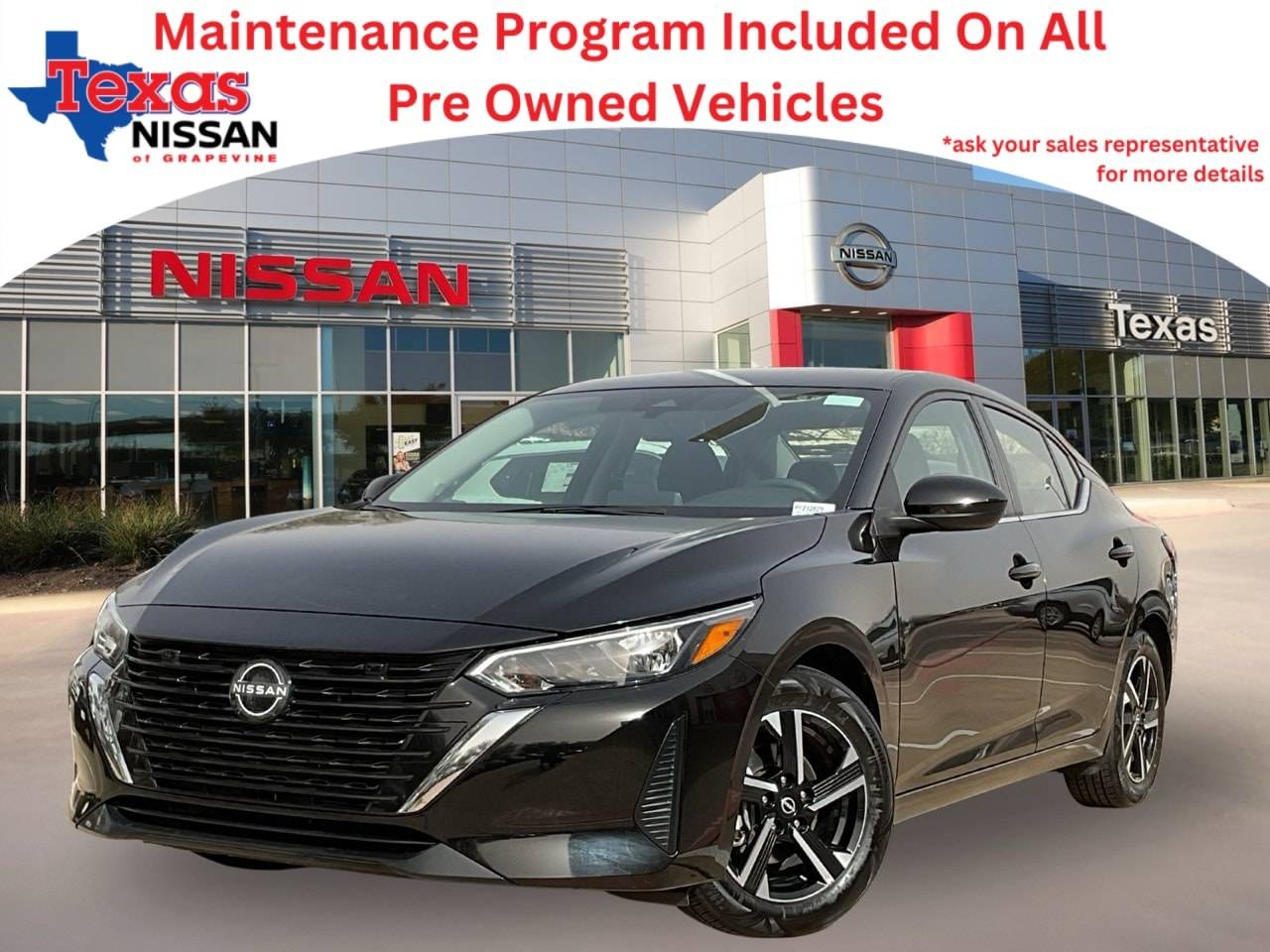 2024 Nissan Sentra SV — Sedan — 29,036 mi — Grapevine, TX