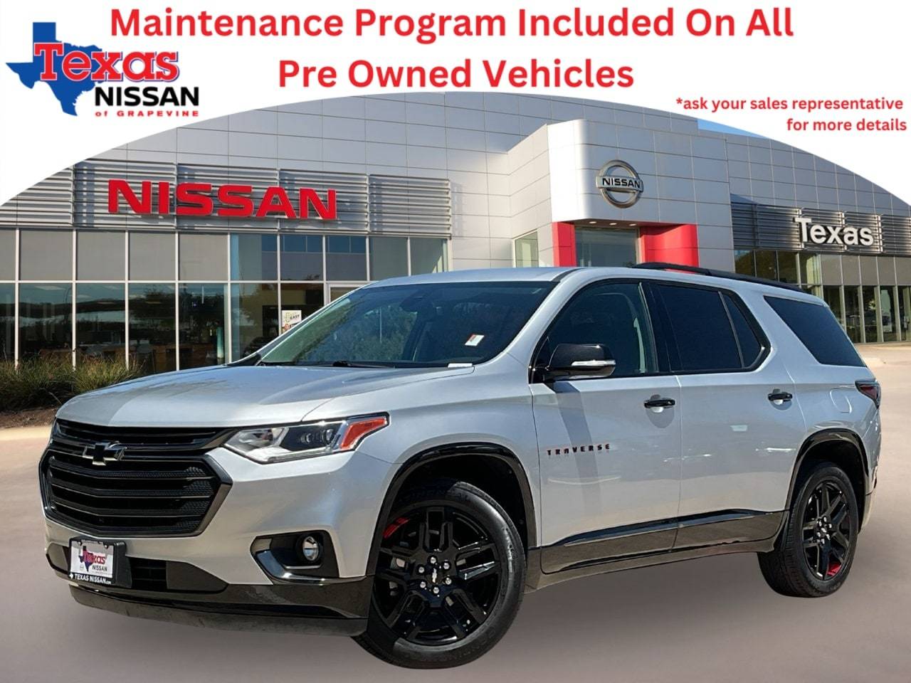 2019 Chevrolet Traverse Premier — SUV — 96,636 mi — Grapevine, TX