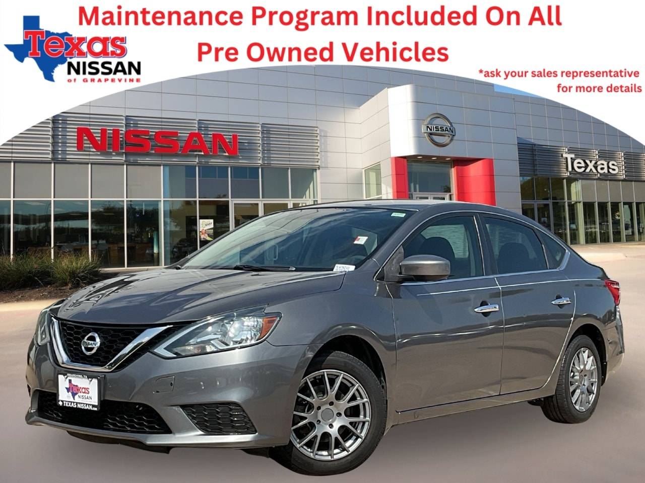 2016 Nissan Sentra SV — Sedan — 80,629 mi — Grapevine, TX