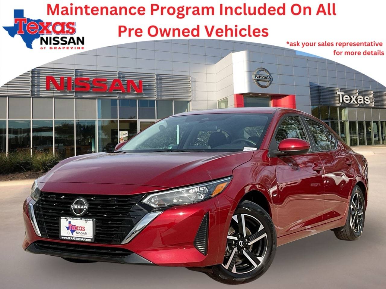 2024 Nissan Sentra SV — Sedan — 27,603 mi — Grapevine, TX