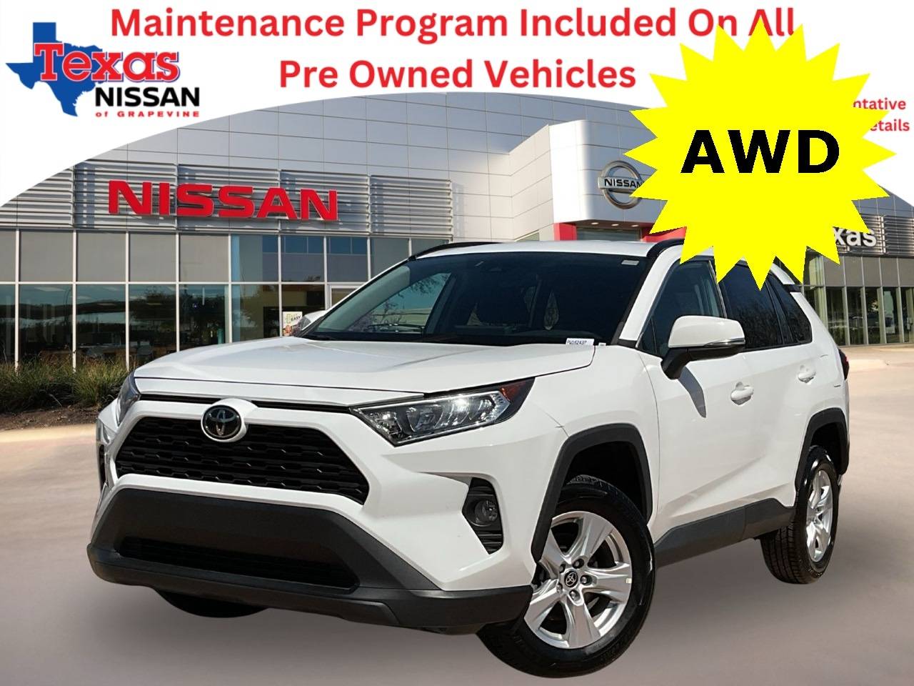 2021 Toyota RAV4 XLE — SUV — 43,623 mi — Grapevine, TX