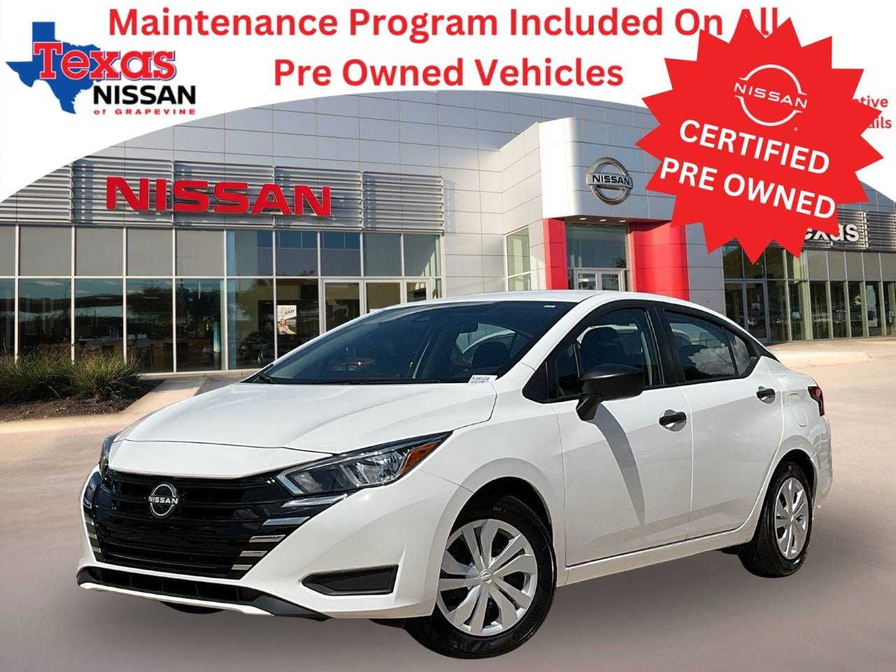 2024 Nissan Versa S — Sedan — 14,230 mi — Grapevine, TX