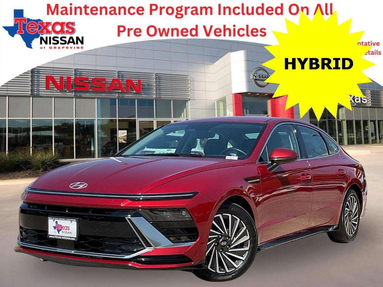 2024 Hyundai Sonata Hybrid SEL — Sedan — 23,194 mi — Grapevine, TX