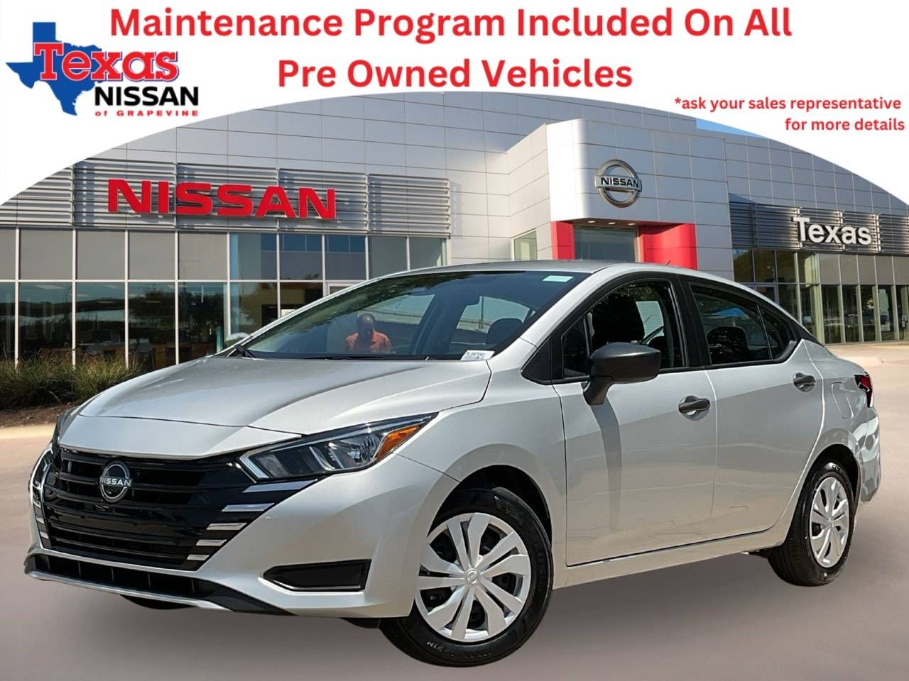 2024 Nissan Versa S — Sedan — 14,971 mi — Grapevine, TX