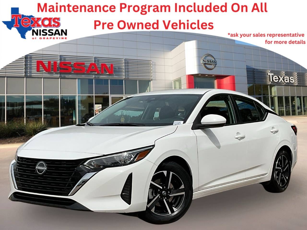 2024 Nissan Sentra SV — Sedan — 25,919 mi — Grapevine, TX