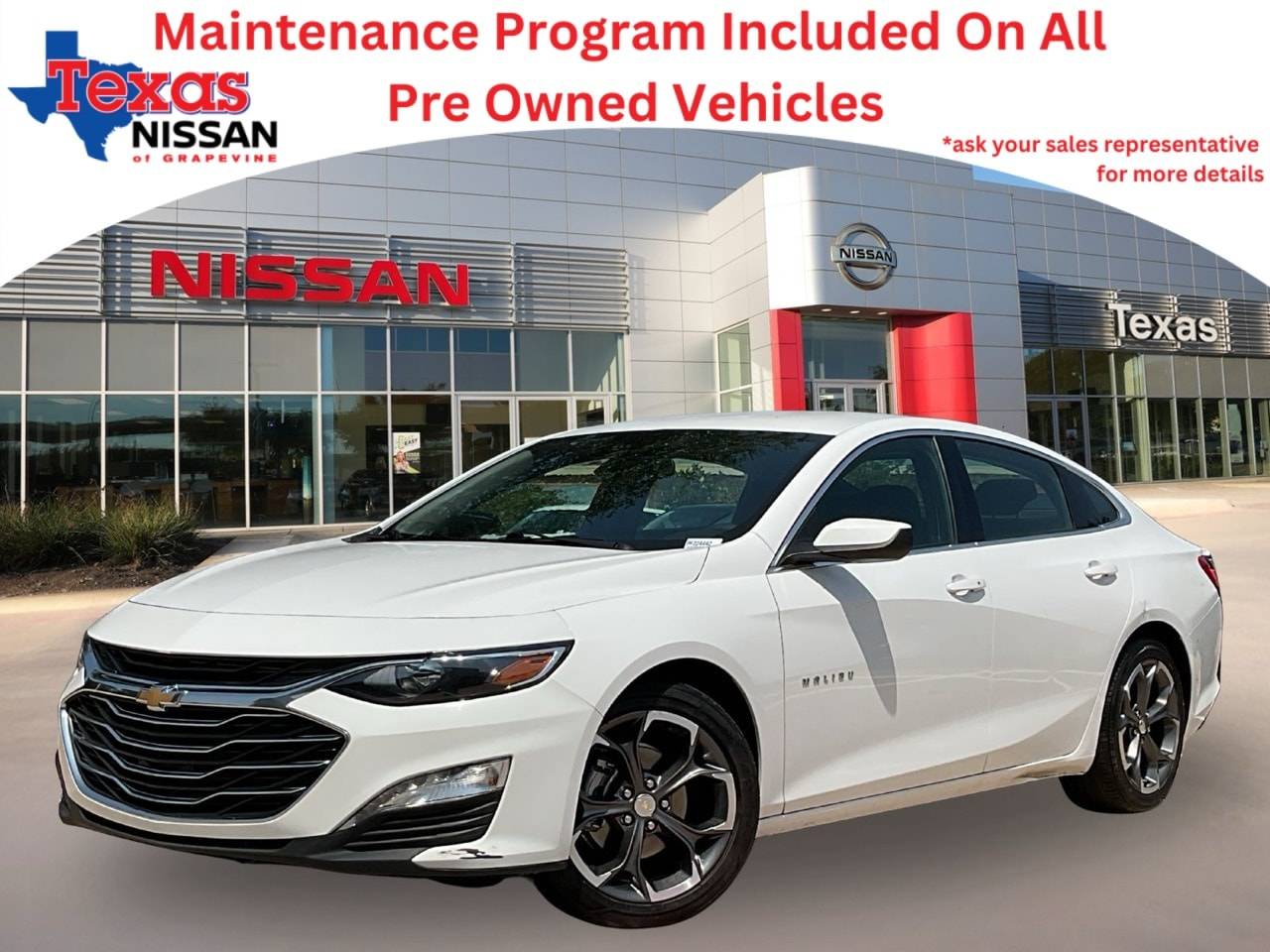 2023 Chevrolet Malibu LT — Sedan — 46,338 mi — Grapevine, TX