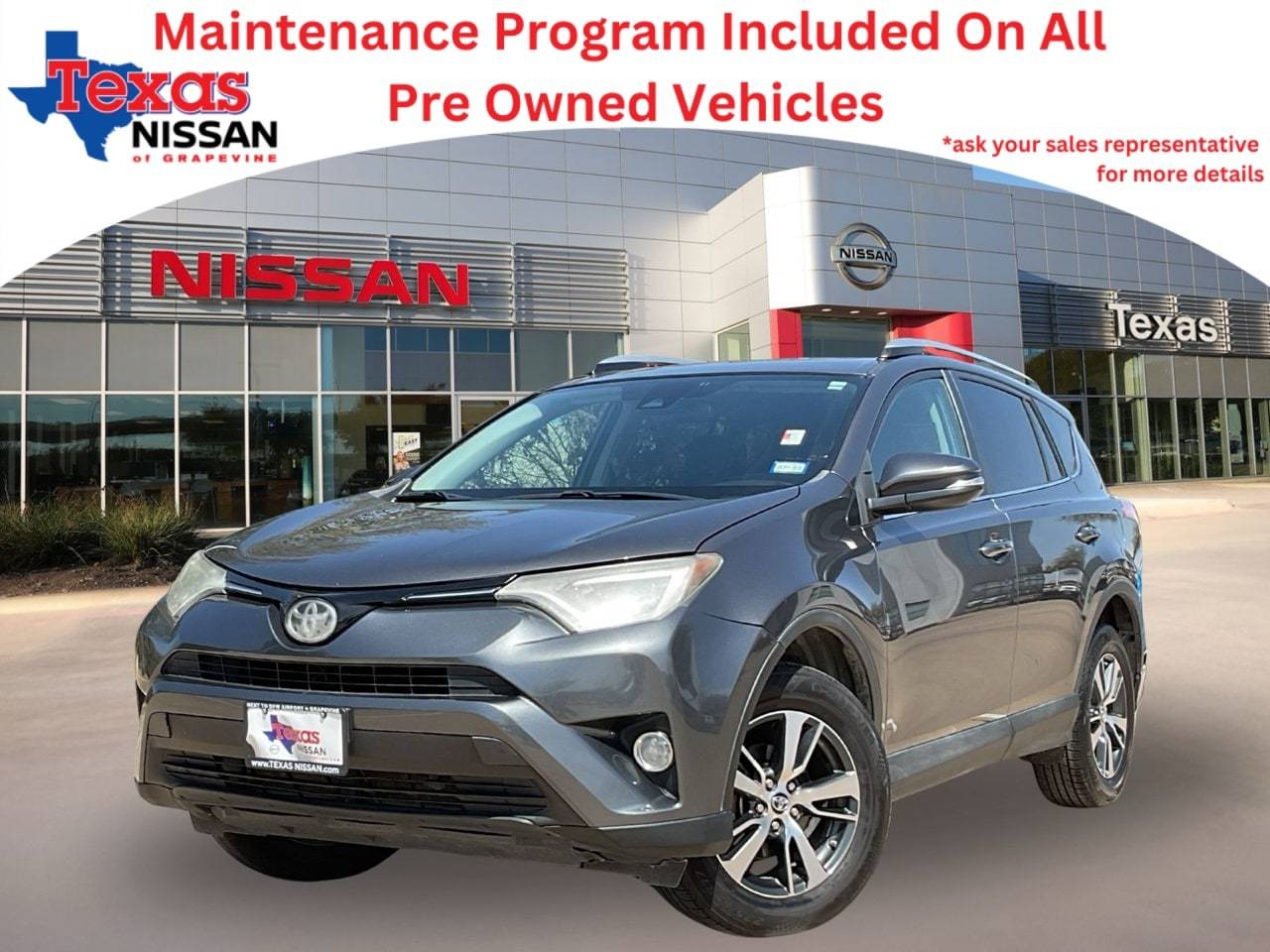 2017 Toyota RAV4 XLE — SUV — 138,109 mi — Grapevine, TX