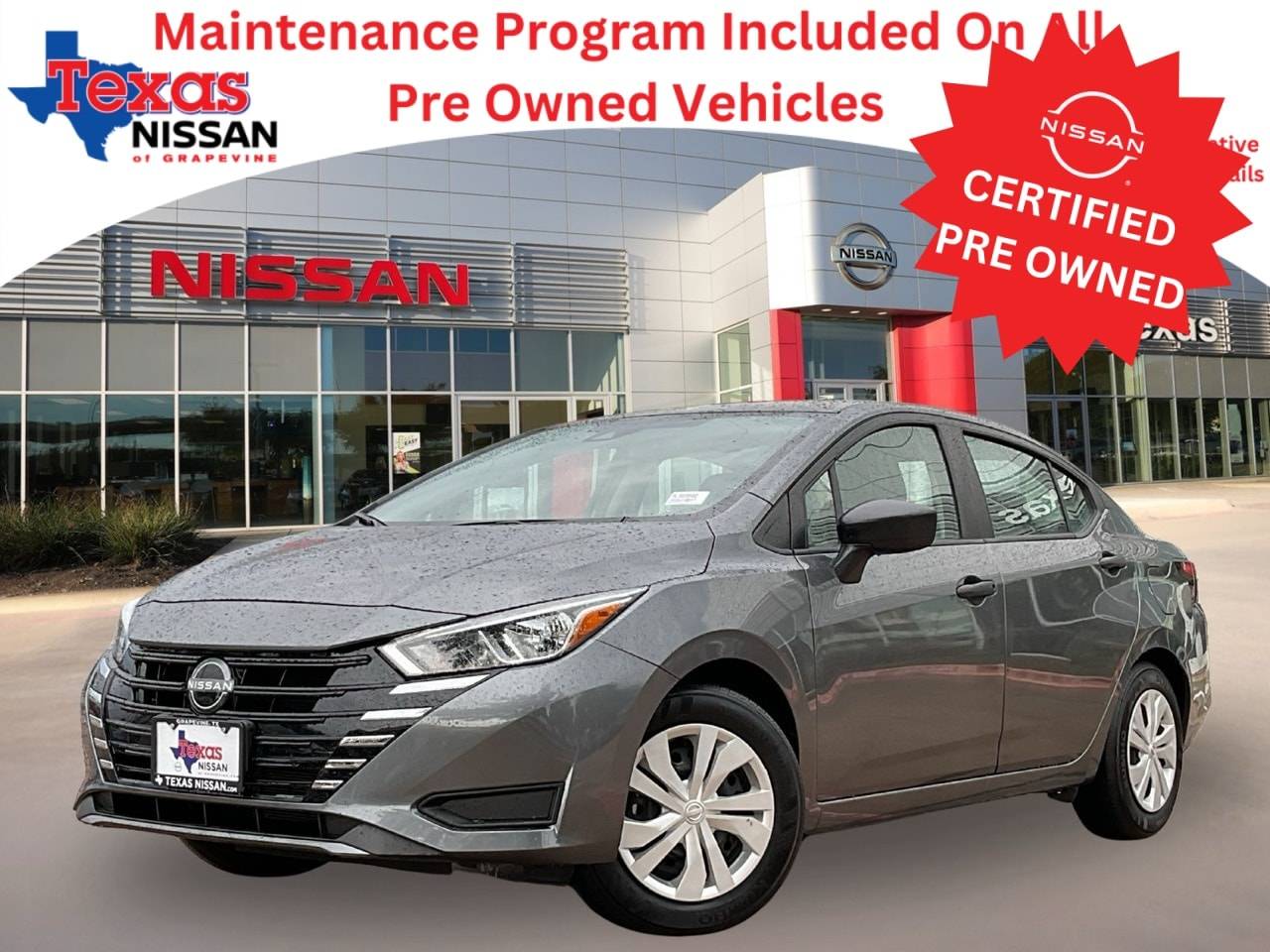 2024 Nissan Versa S — Sedan — 21,255 mi — Grapevine, TX