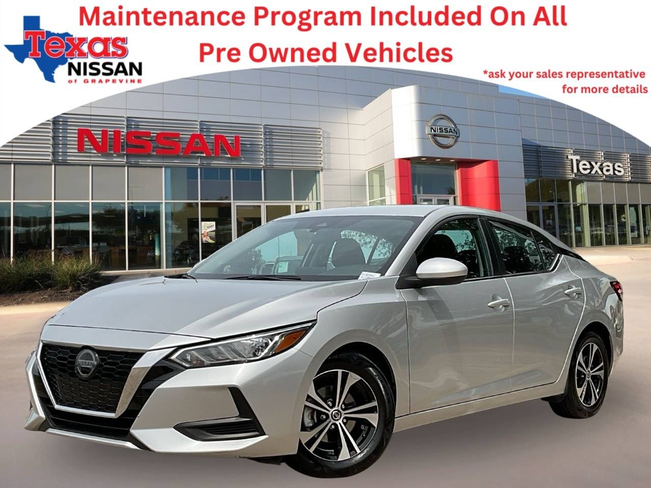 2023 Nissan Sentra SV — Sedan — 44,674 mi — Grapevine, TX