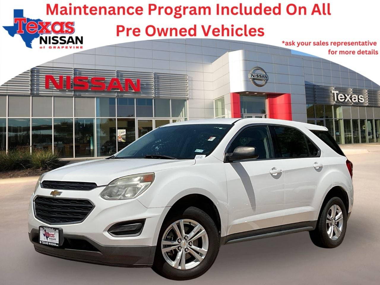 2016 Chevrolet Equinox LS — SUV — 115,469 mi — Grapevine, TX