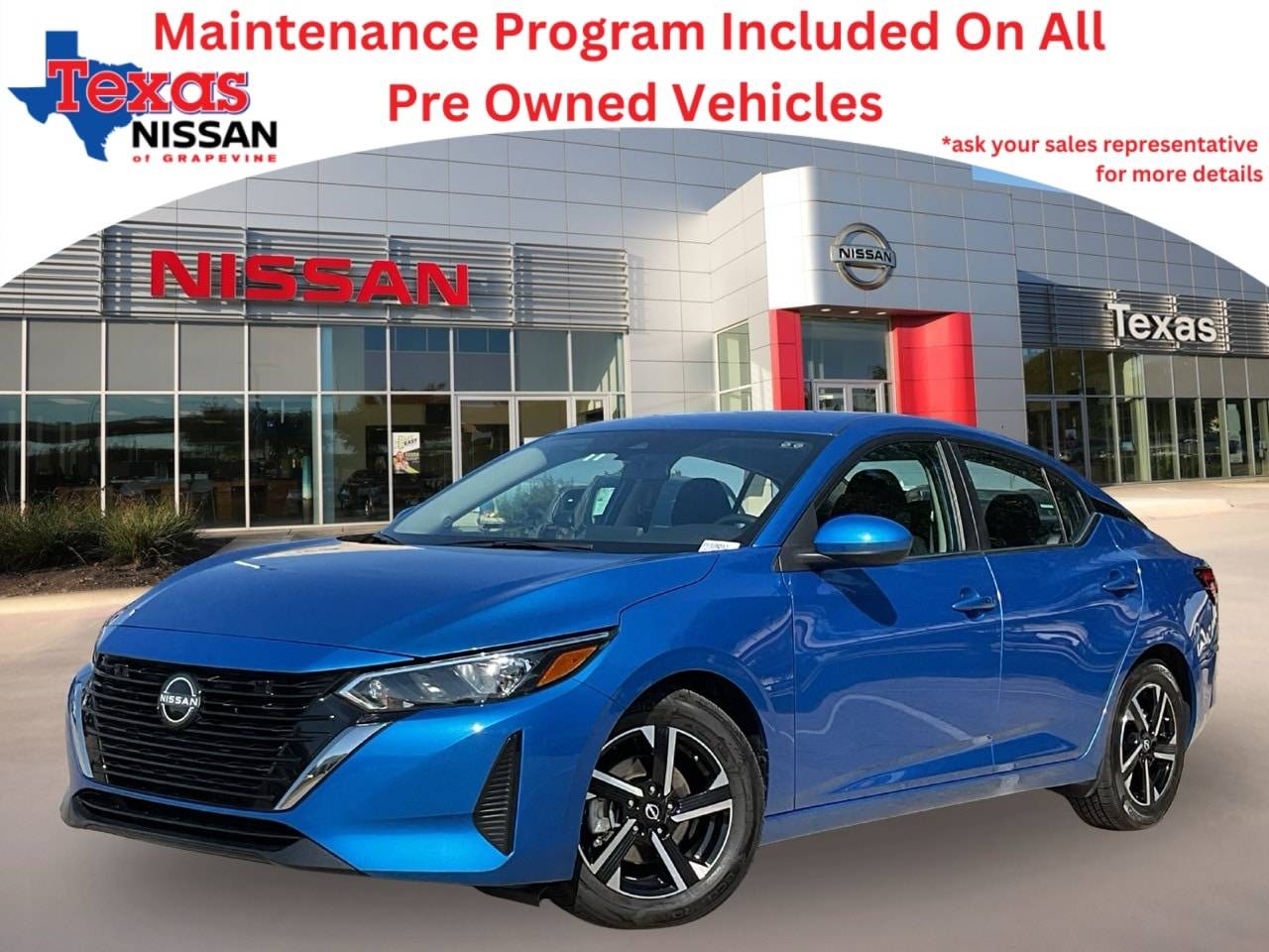 2024 Nissan Sentra SV — Sedan — 34,015 mi — Grapevine, TX