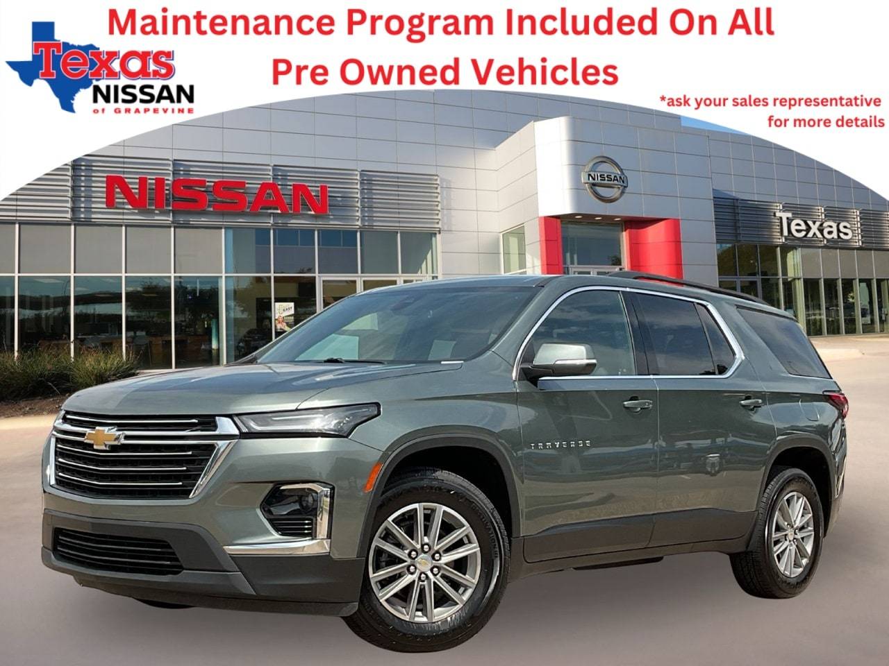 2023 Chevrolet Traverse LT Cloth — SUV — 58,717 mi — Grapevine, TX