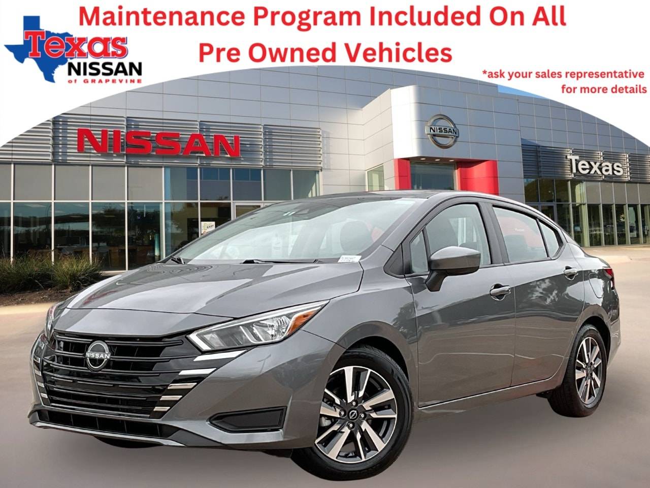 2023 Nissan Versa SV — Sedan — 34,582 mi — Grapevine, TX