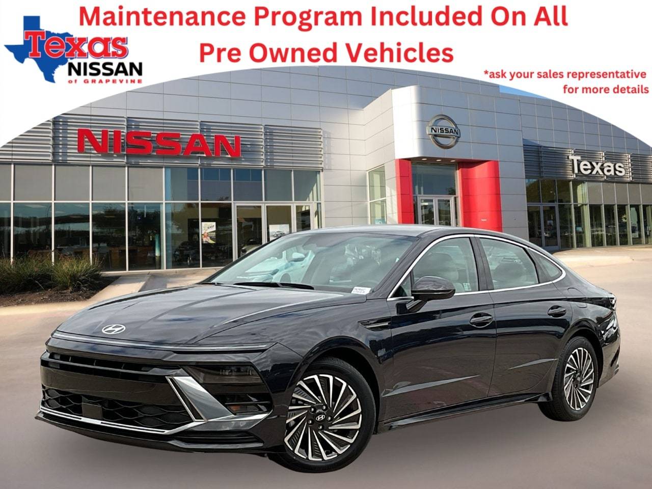 2024 Hyundai Sonata Hybrid SEL — Sedan — 25,497 mi — Grapevine, TX