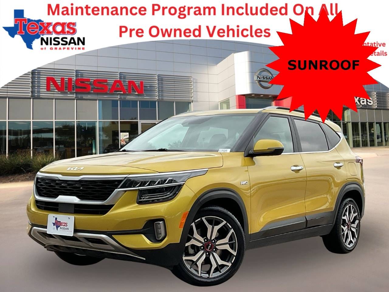 2022 Kia Seltos SX Turbo — SUV — 58,272 mi — Grapevine, TX