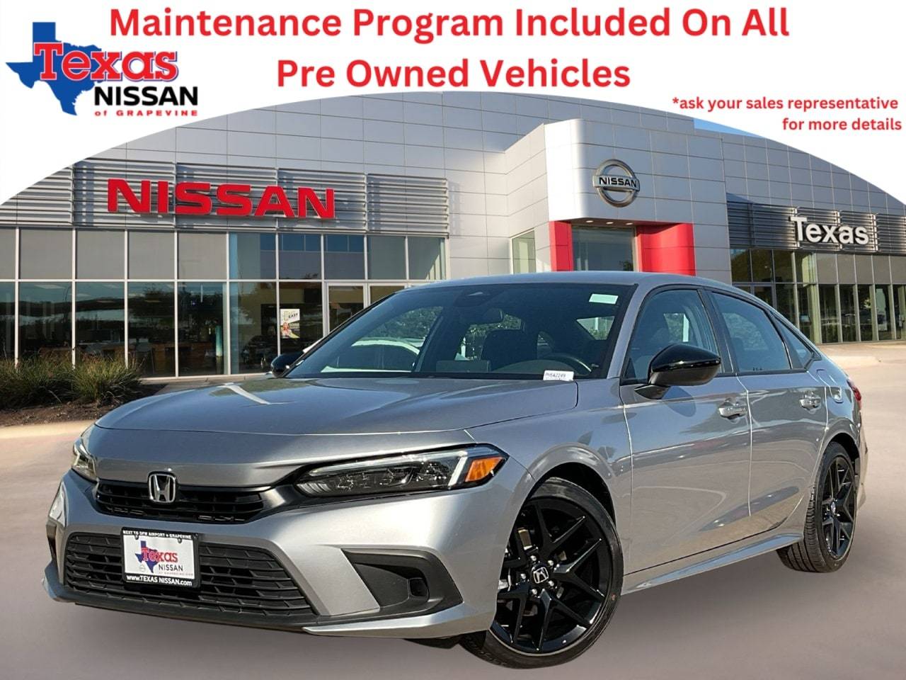 2024 Honda Civic Sport — Sedan — 19,919 mi — Grapevine, TX