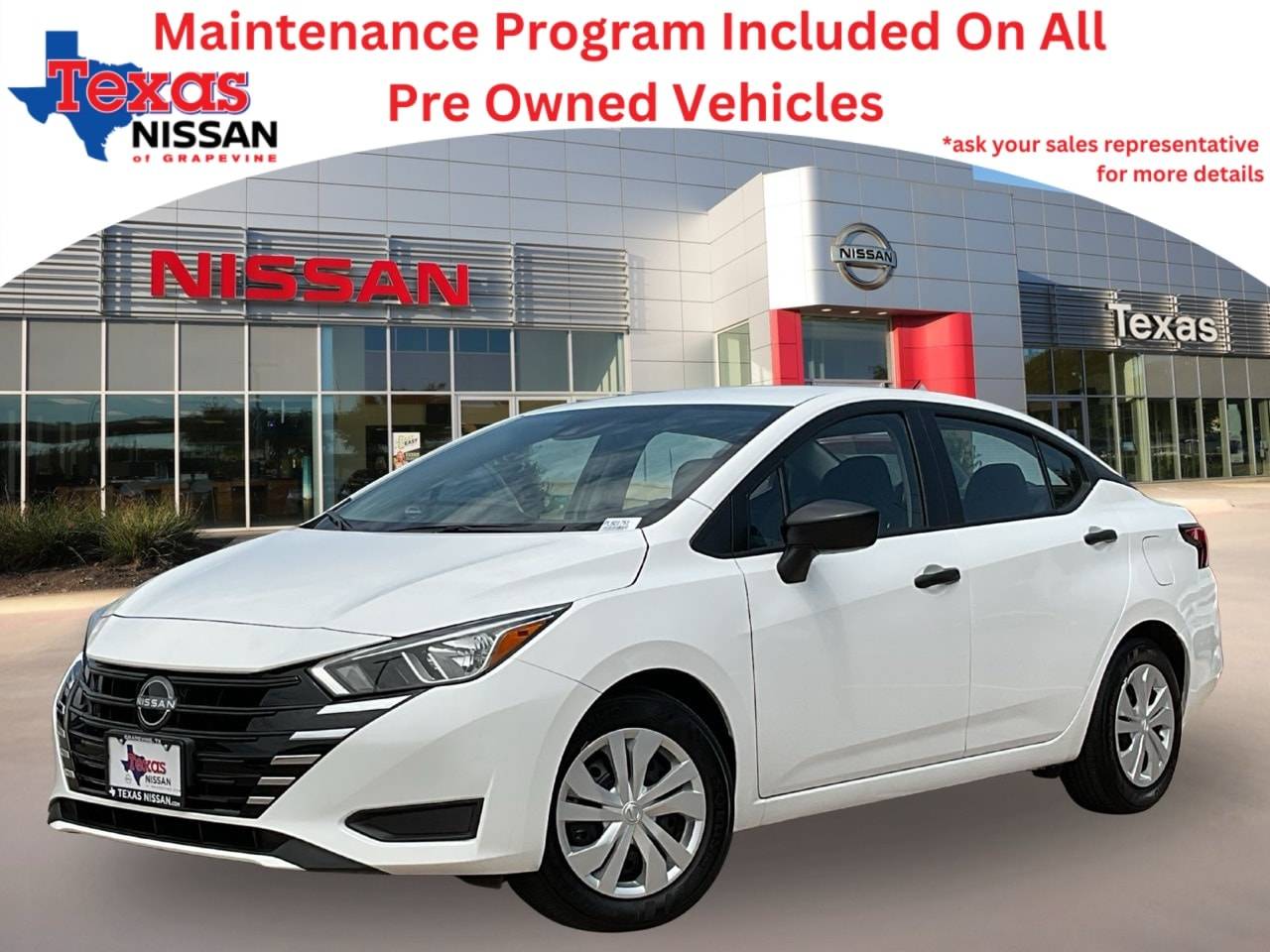 2024 Nissan Versa S — Sedan — 17,064 mi — Grapevine, TX