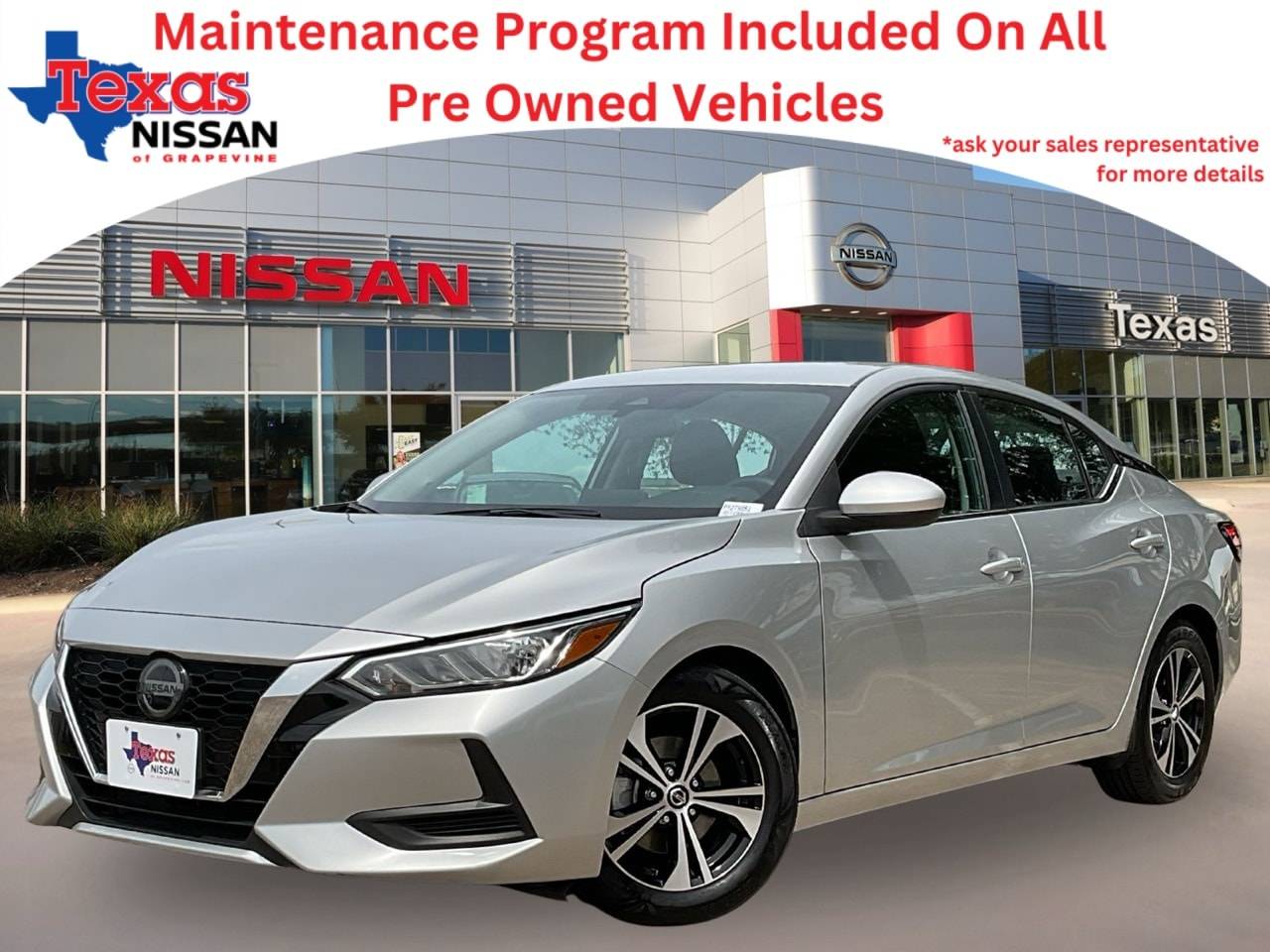 2023 Nissan Sentra SV — Sedan — 44,276 mi — Grapevine, TX