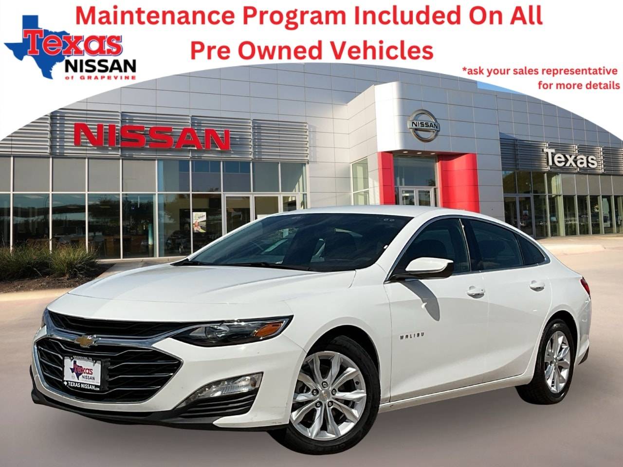 2023 Chevrolet Malibu LT — Sedan — 55,185 mi — Grapevine, TX