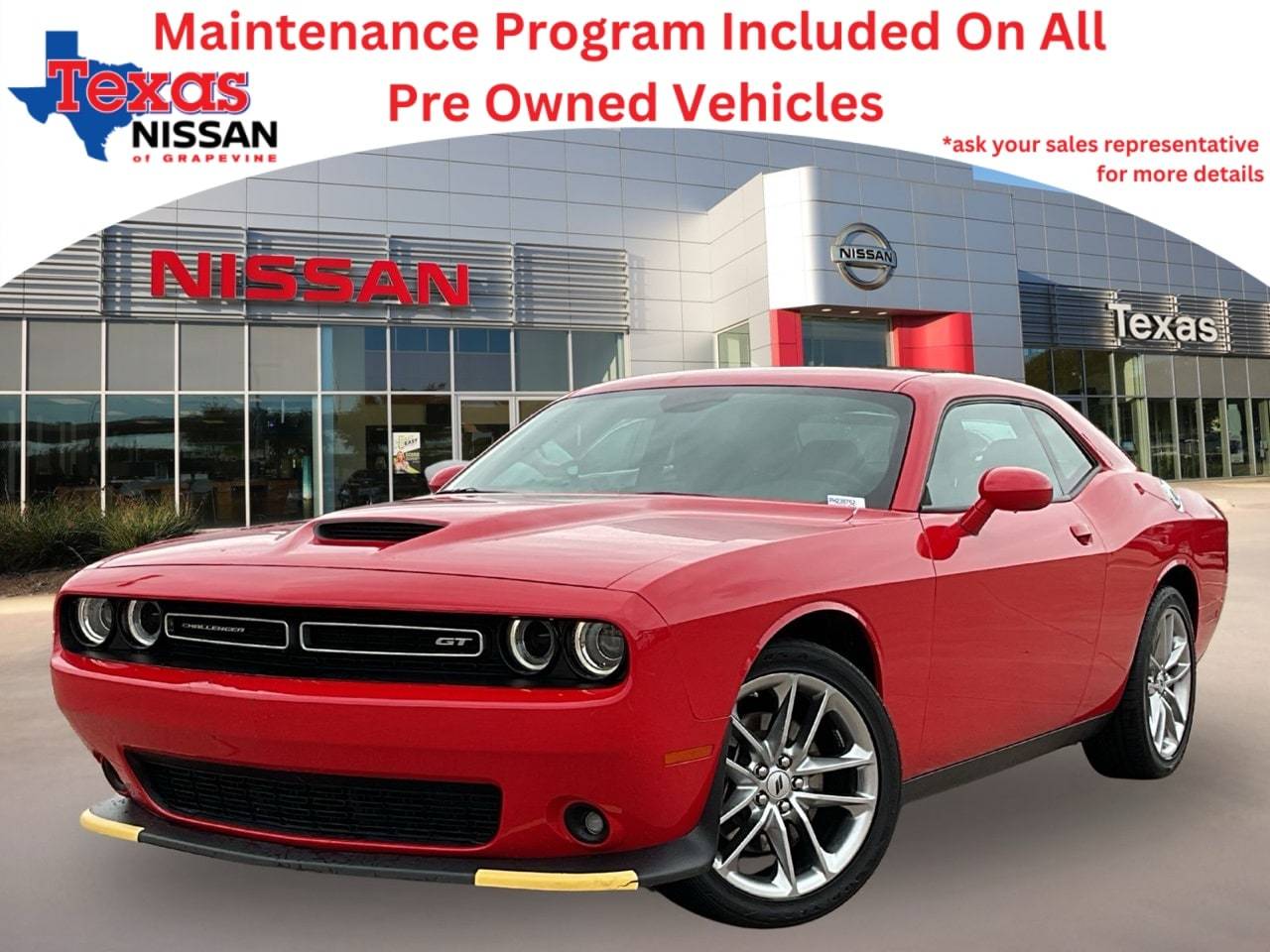 2022 Dodge Challenger GT — Coupe — 50,497 mi — Grapevine, TX