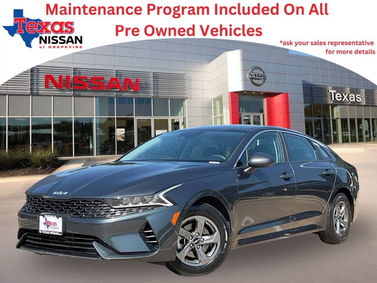 2023 Kia K5 LXS — Sedan — 49,618 mi — Grapevine, TX