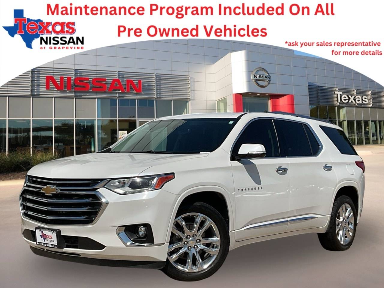 2018 Chevrolet Traverse High Country — SUV — 70,368 mi — Grapevine, TX