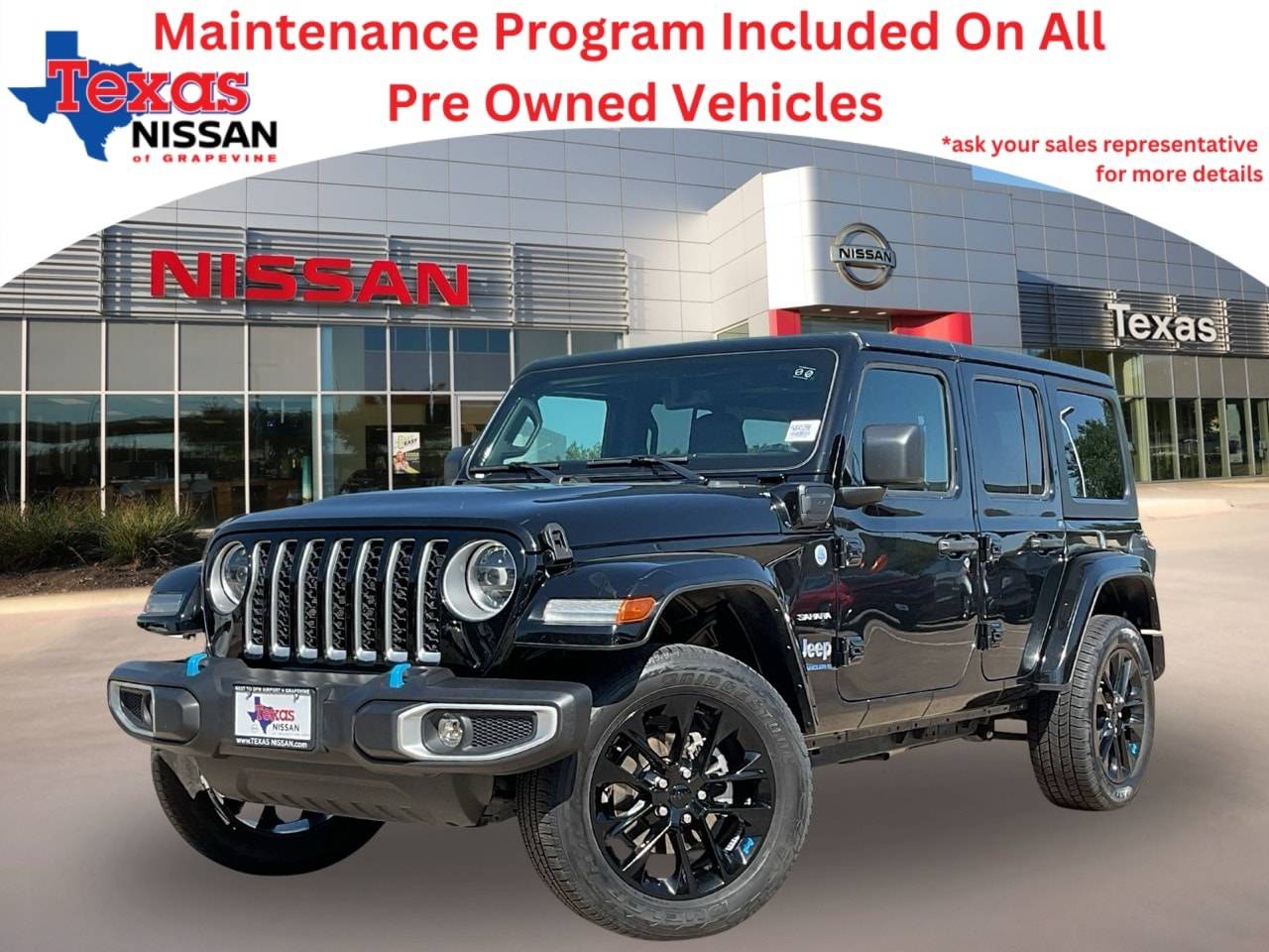 2023 Jeep Wrangler Sahara 4xe — SUV — 54,634 mi — Grapevine, TX