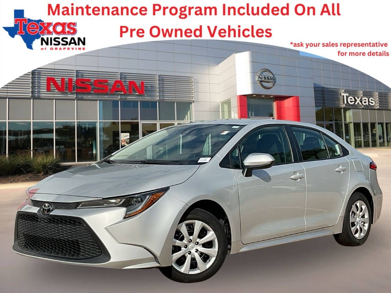 2022 Toyota Corolla LE — Sedan — 39,929 mi — Grapevine, TX
