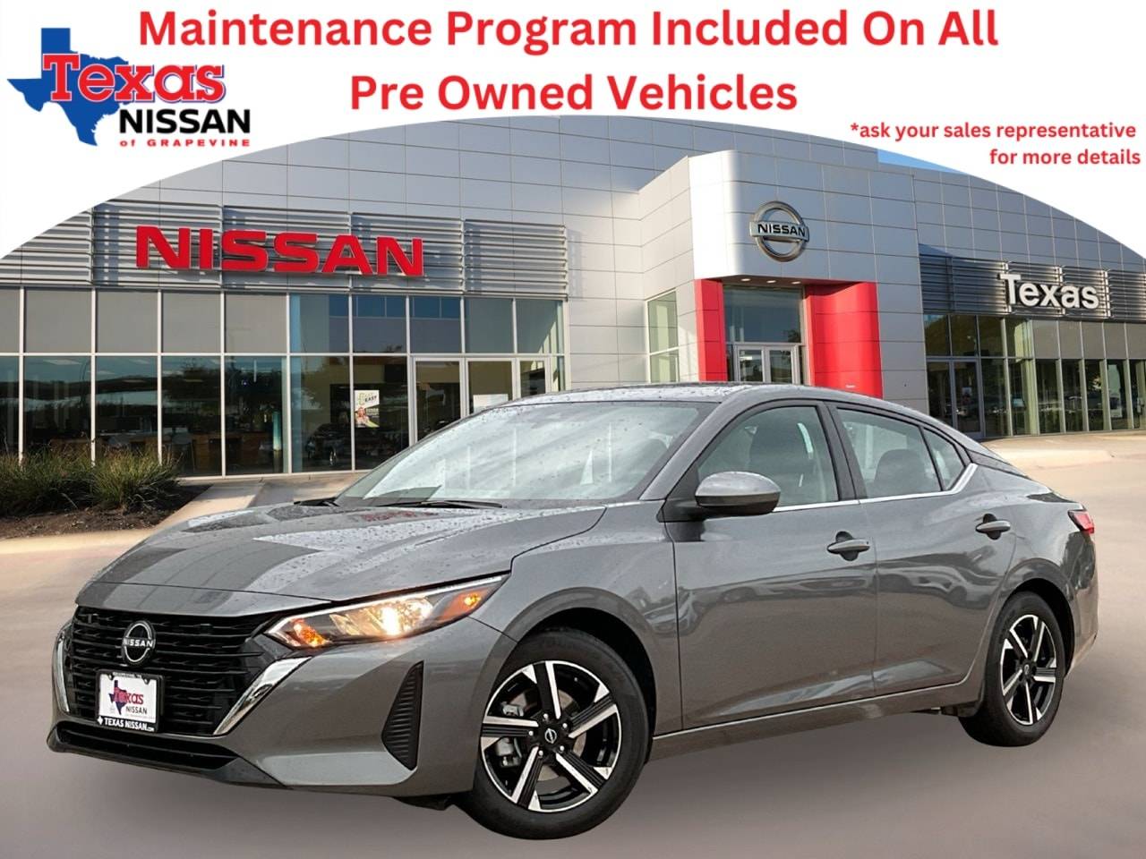 2024 Nissan Sentra SV — Sedan — 37,386 mi — Grapevine, TX
