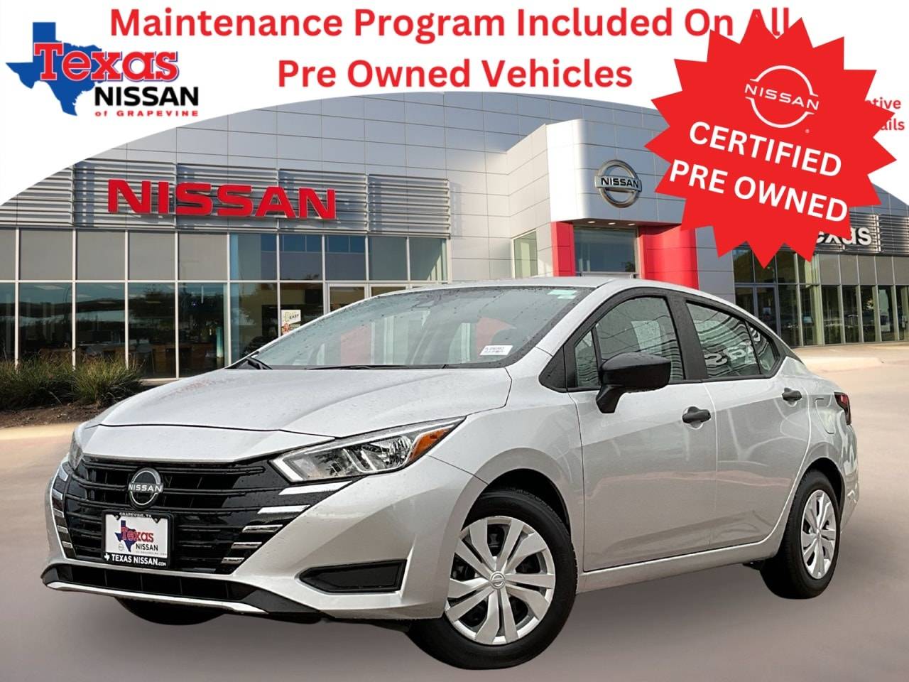 2024 Nissan Versa S — Sedan — 23,274 mi — Grapevine, TX