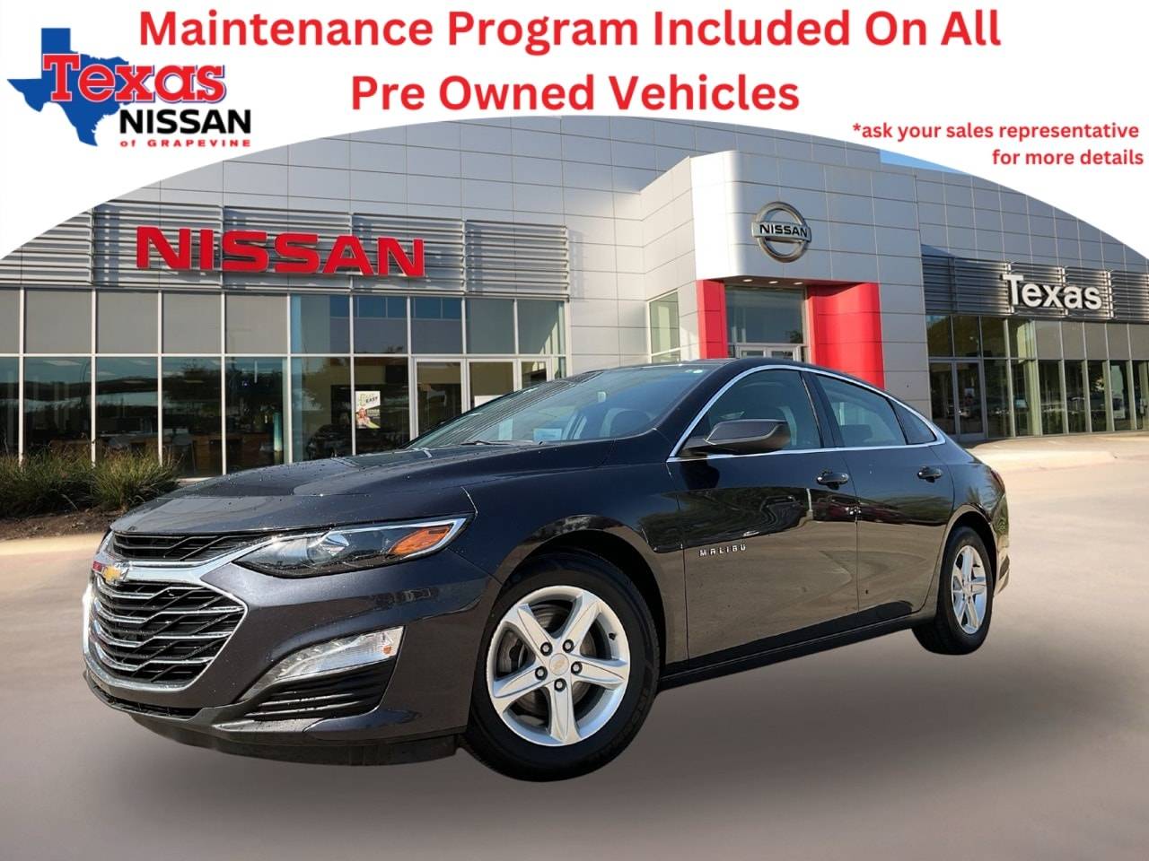 2023 Chevrolet Malibu LT — Sedan — 55,725 mi — Grapevine, TX