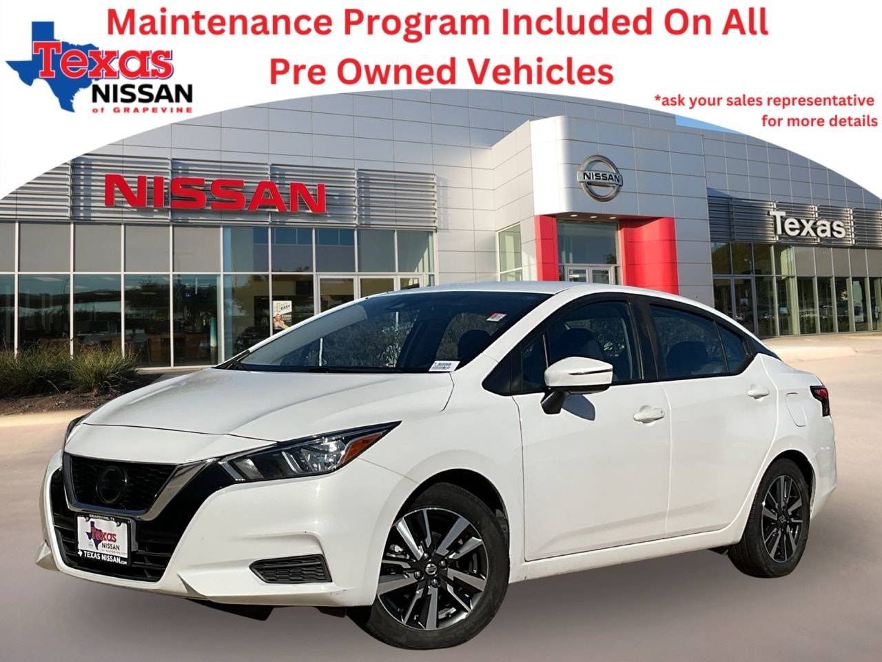 2021 Nissan Versa SV — Sedan — 78,085 mi — Grapevine, TX