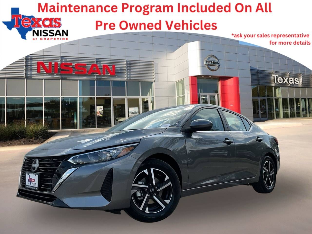 2024 Nissan Sentra SV — Sedan — 25,856 mi — Grapevine, TX
