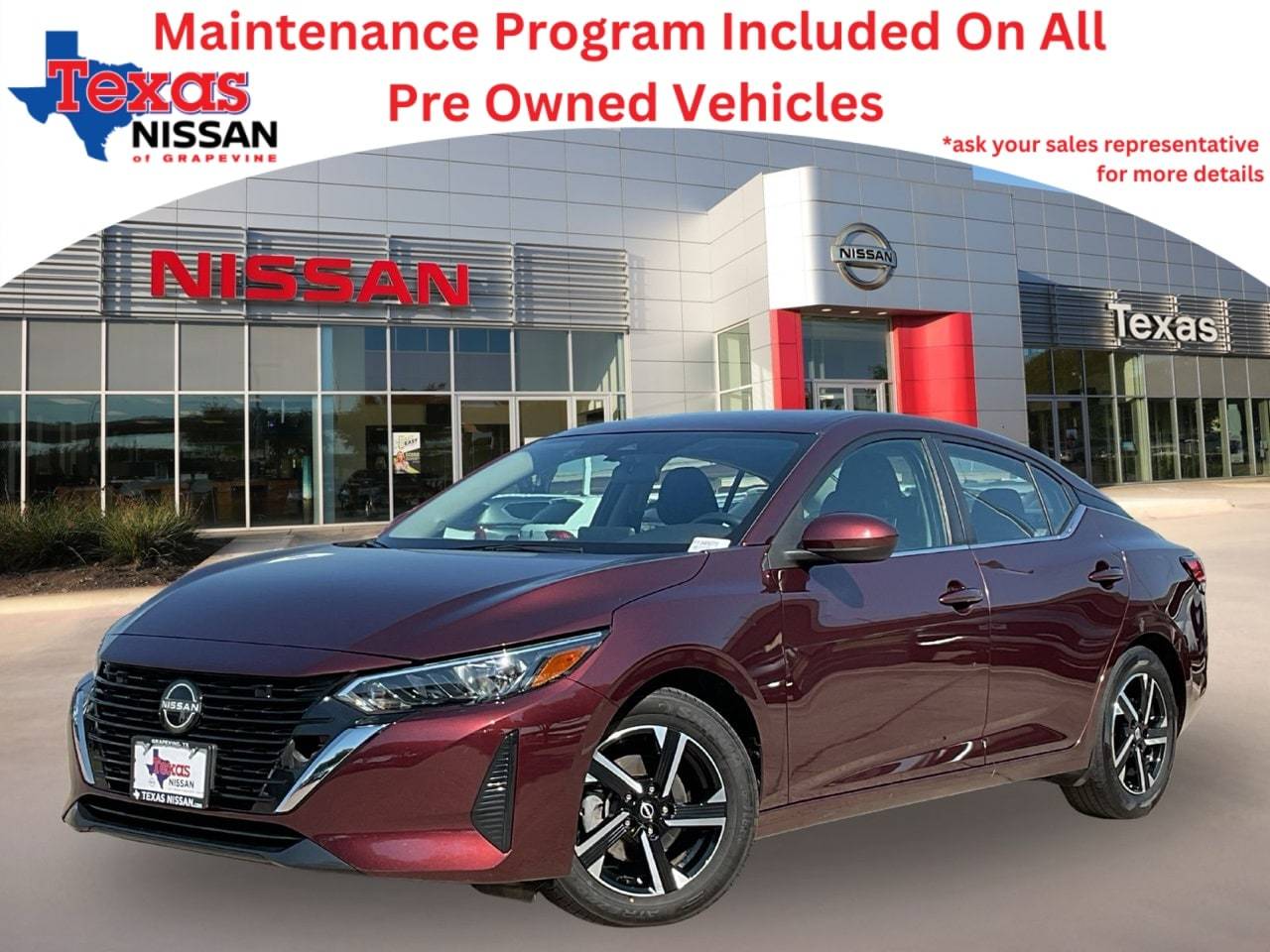 2024 Nissan Sentra SV — Sedan — 33,608 mi — Grapevine, TX