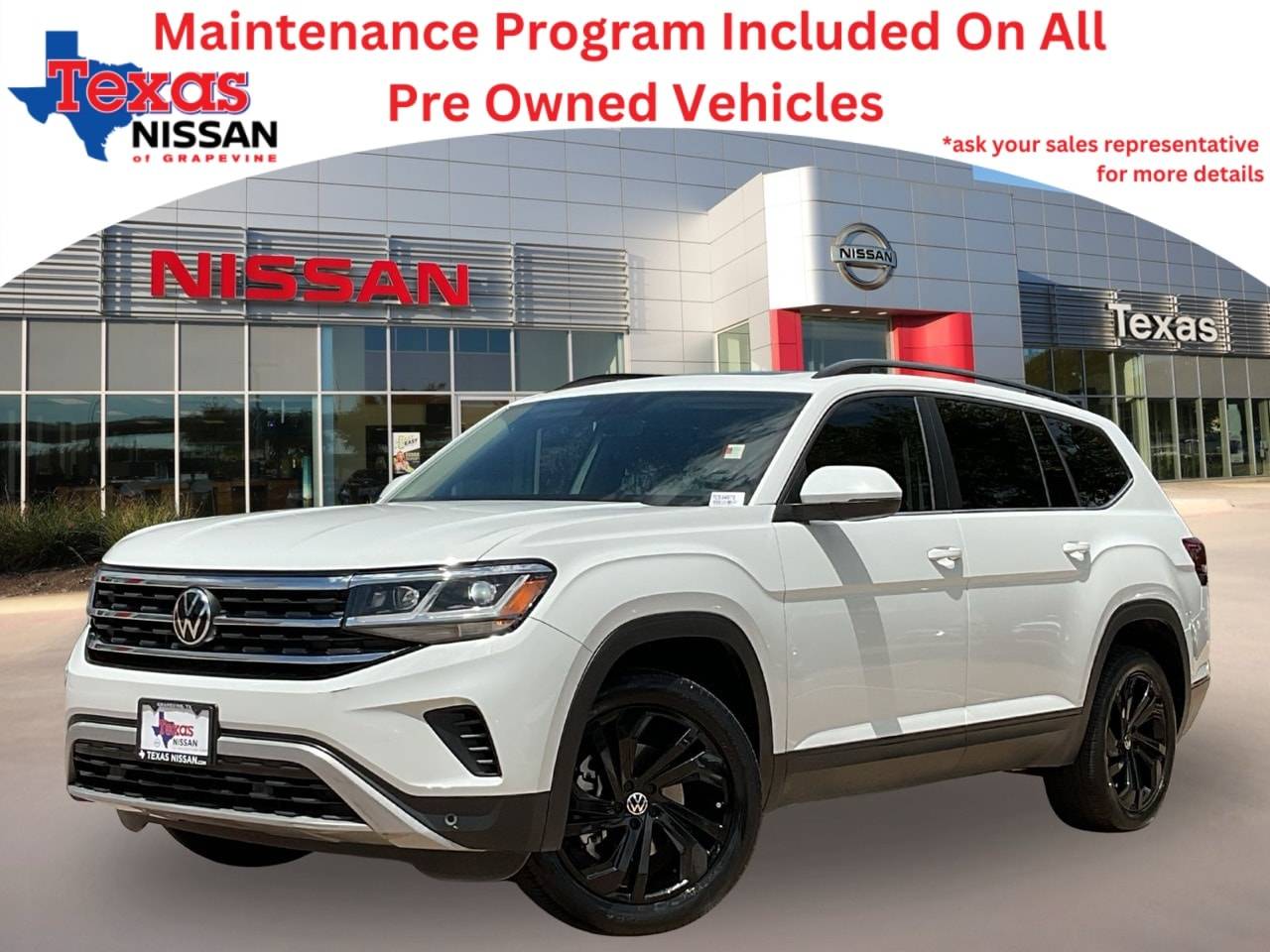 2022 Volkswagen Atlas SE with Technology — SUV — 53,780 mi — Grapevine, TX